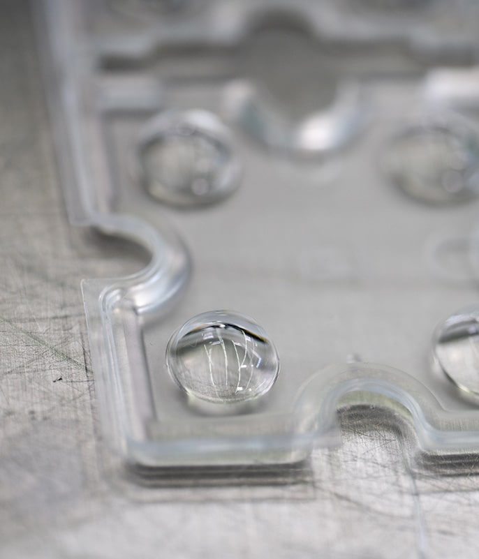 Bauteil aus optischem Hochleistungssilikon